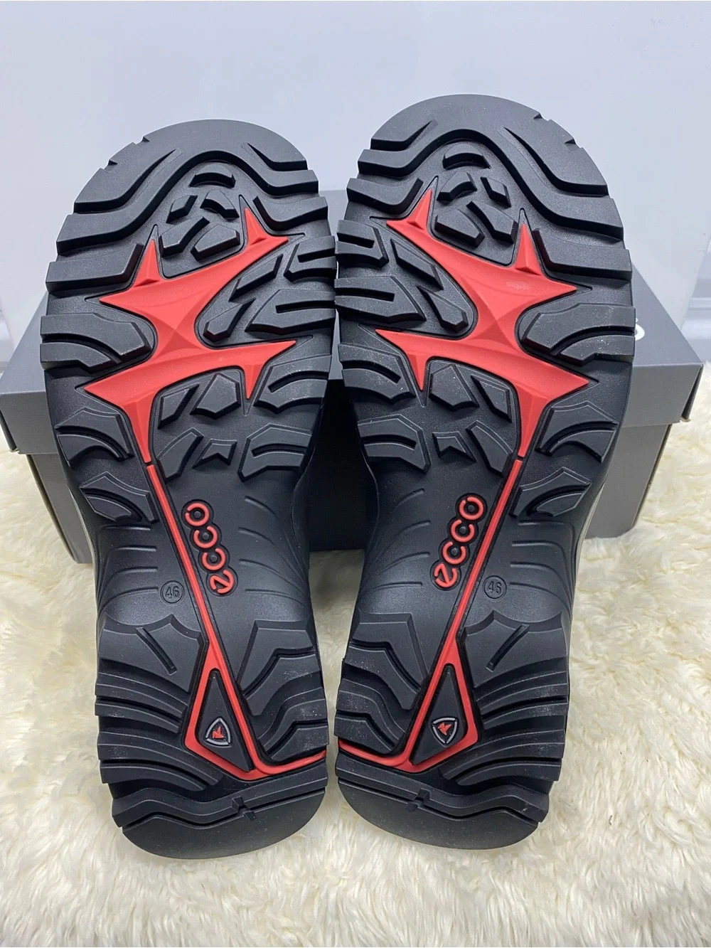 NIB! ECCO Men's Offroad Explorer 2-Strap Rugged Sport Hiking Shoes Size 12-12.5